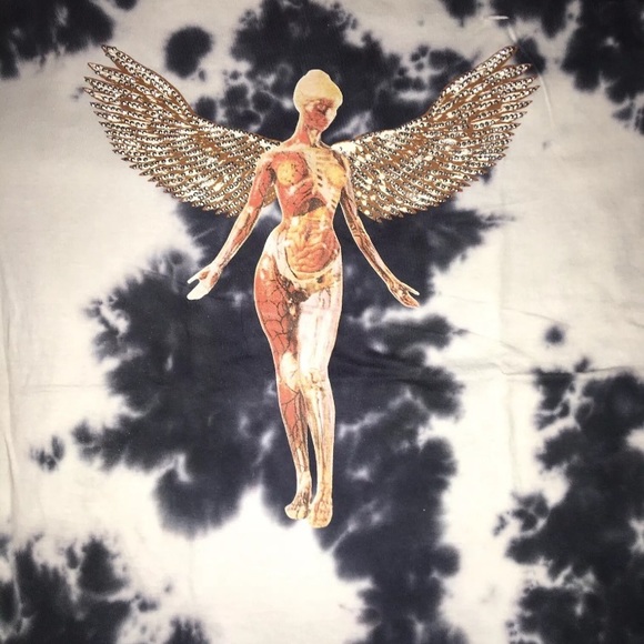In Utero Angel Nirvana tee music Grunge small - Picture 3 of 6